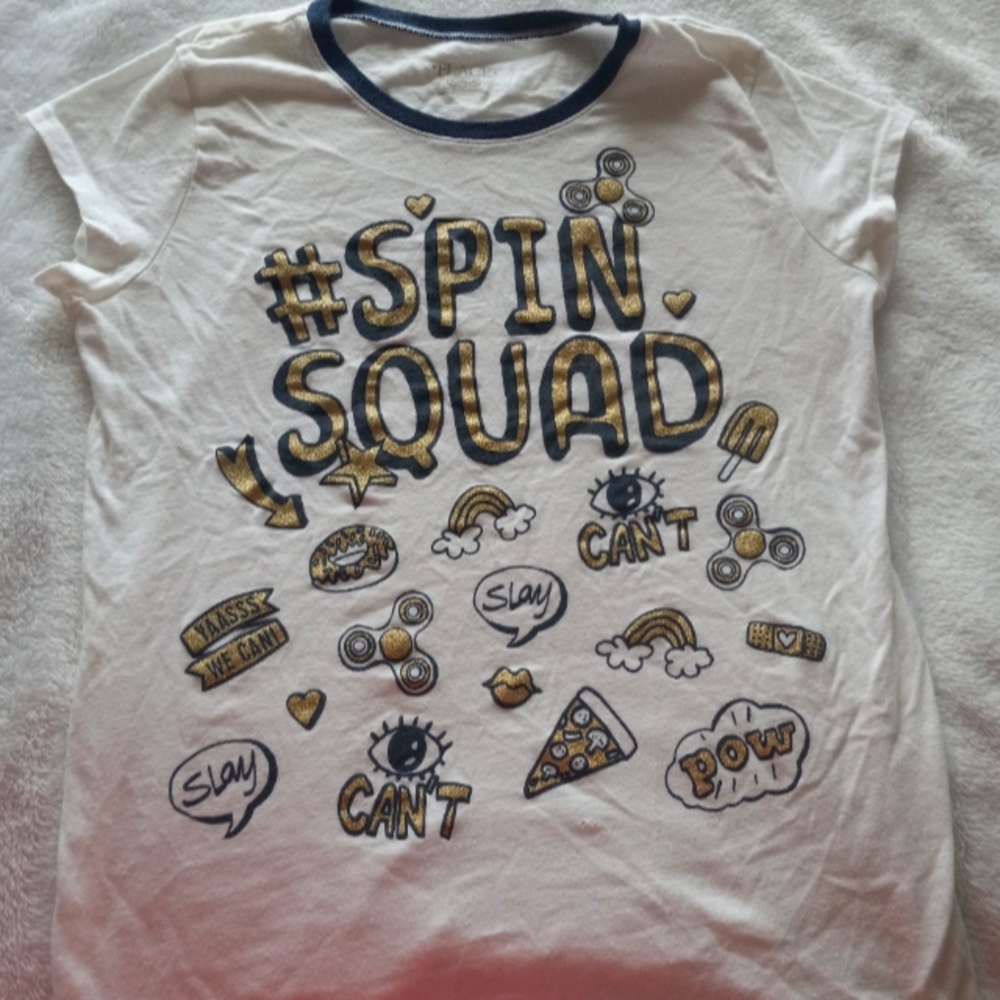 THE CHILDREN PLACE SHORT-SLEEVE SHIRT. GIRLS SIZE 14 XL.